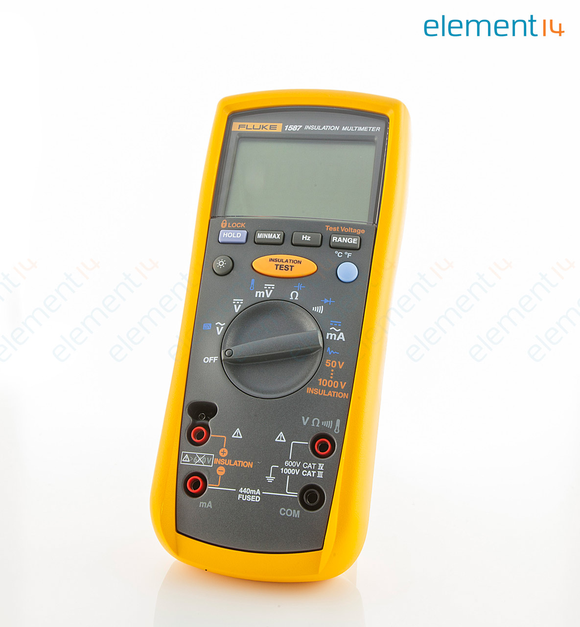 FLUKE 1587 Fluke Insulation Digital Multimeter, 6000 Count, True RMS
