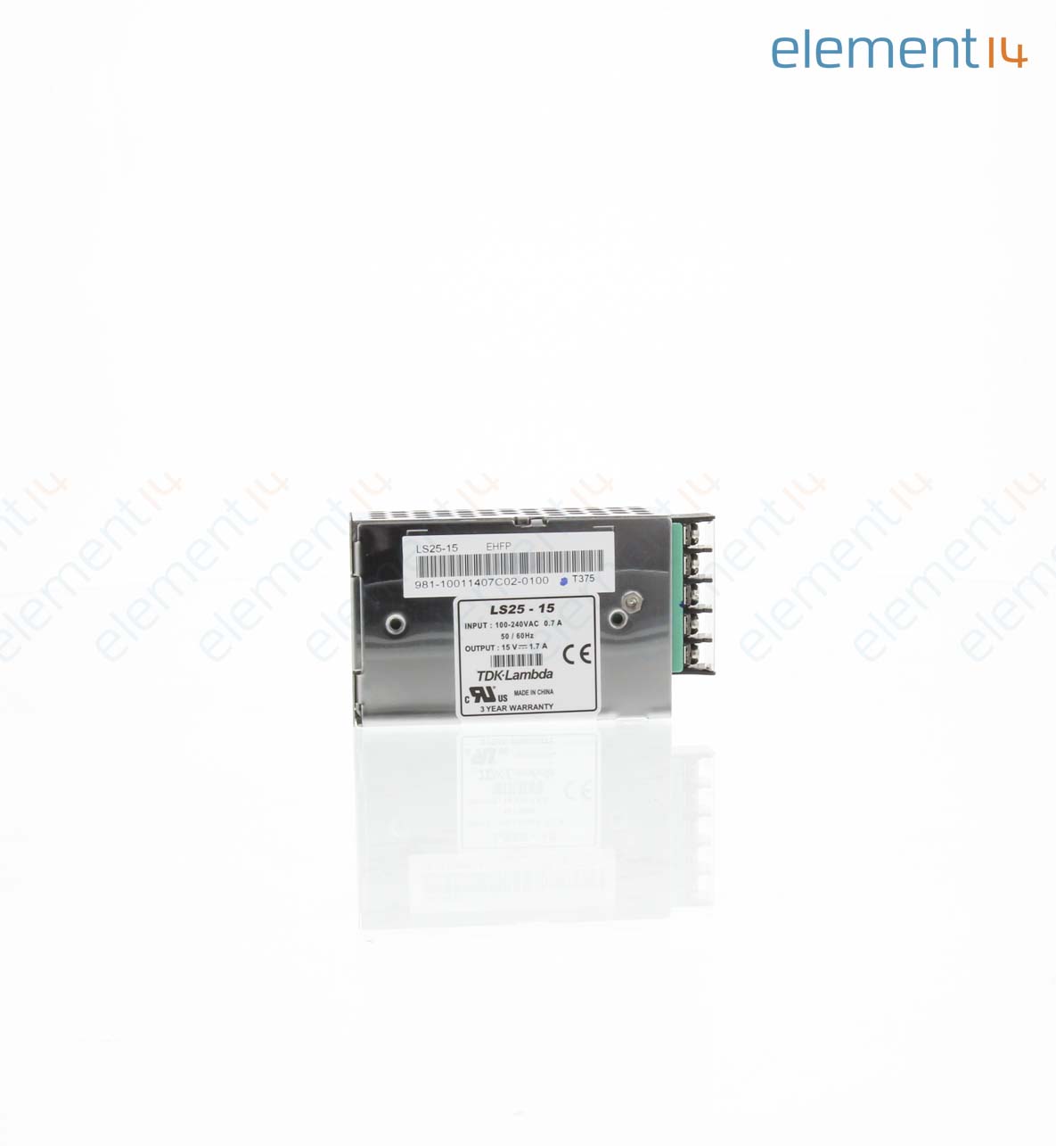 LS25-3.3 - Tdk-lambda - AC/DC Enclosed Power Supply (PSU), 1 Outputs, 25 W