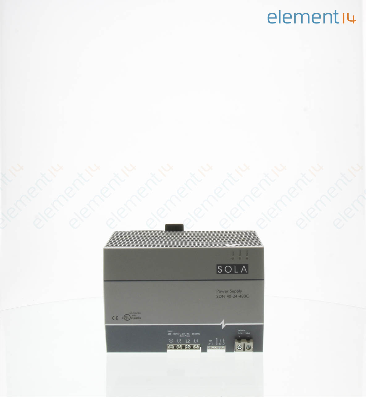 SDN40-24-480C - Solahd - AC/DC DIN Rail Power Supply (PSU), 1 Output, 960 W